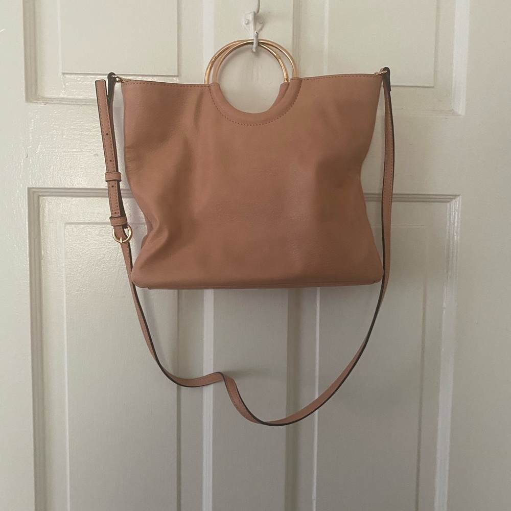 Rose Gold Handle Crossbody Purse